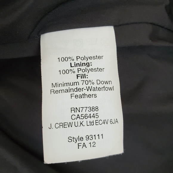 J. Crew | Chevron Stripe Down Vest - Picture 7 of 7